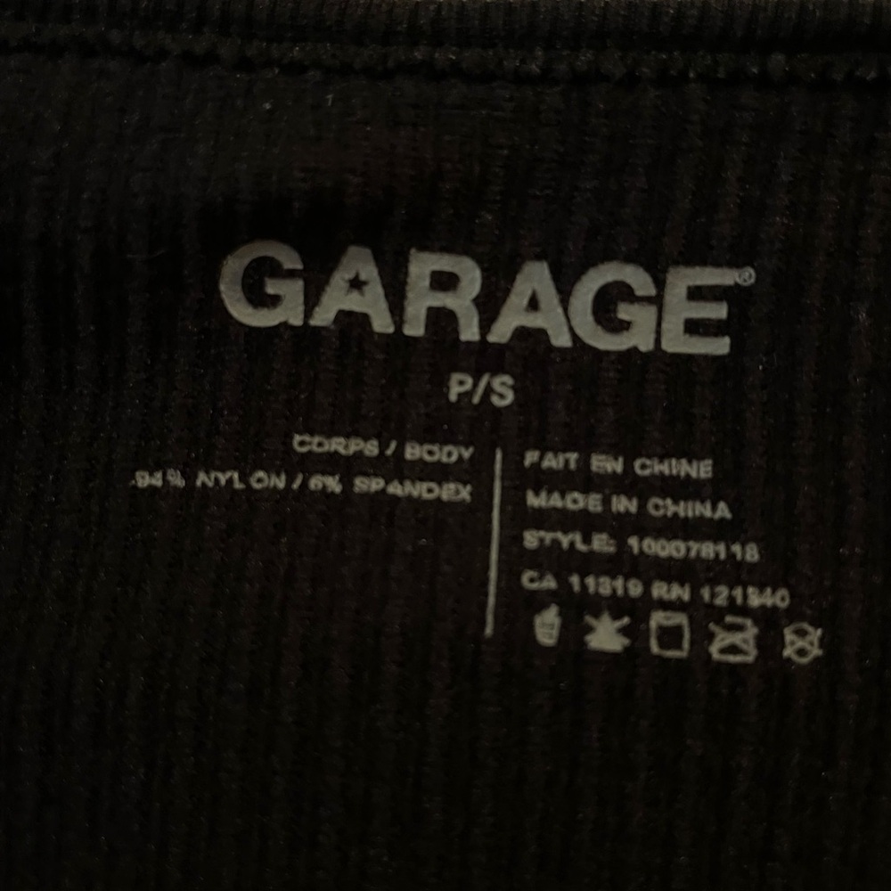 Garage long sleeve ribbed seamless top - Picture 3 of 4
